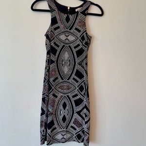 Black/White/Rose Gold Night Dress